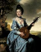Joseph wright of derby Portrait of Mrs. Robert Gwillym oil painting artist